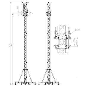 FOS Tower Set - wieża kratownicowa