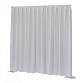 Wentex P&D Curtain MGS 175 g/m² - kurtyna biała (330 x 120 cm) plisowana