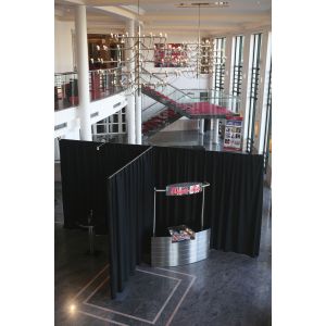 Wentex P&D Curtain MGS 175 g/m² - kurtyna czarna  (330 x 400 cm)