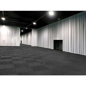 Showgear Voile CS Curtain, 55 g/m² - kurtyna czarna (300 x 300 cm)