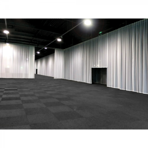 Showgear Voile CS Curtain, 55 gram/m² - kurtyna biała (300 x 300 cm)