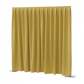 Wentex P&D Curtain Dimout 260 g/m² - kurtyna żółta (330 x 300 cm) plisowana