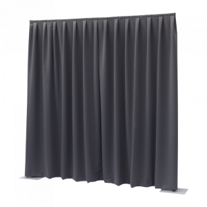 Wentex P&D Curtain Dimout 260 g/m² - kurtyna ciemno-szara (330 x 300 cm)