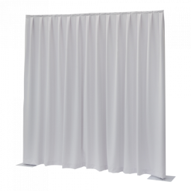 Wentex P&D Curtain Dimout 260 g/m² - kurtyna biała (330 x 400 cm) plisowana