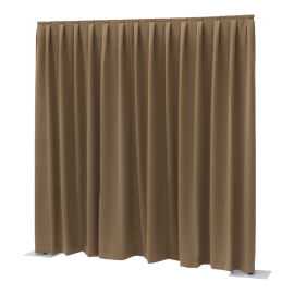 Wentex P&D Curtain Dimout 260 g/m² - kurtyna brązowa (330 x 400 cm) plisowana