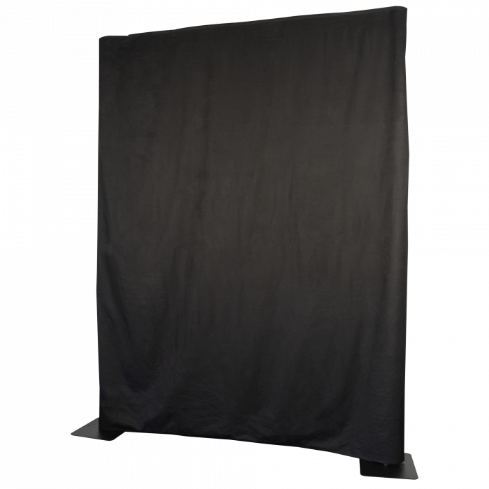 Wentex P&D Curtain Molton 300 g/m² - kurtyna czarna (400 x 250 cm)