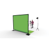 Wentex P&D Chromakey Curtain Molton 300 g/m² - kurtyna zielona (290 x 300 cm)