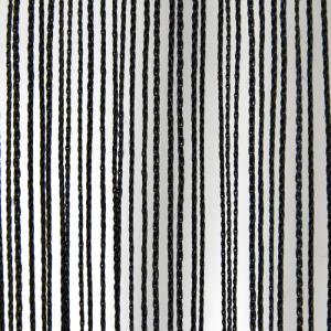 Wentex String Curtain Black, 220 gram/m² - kurtyna sznurkowa czarna (300 x 400 cm)
