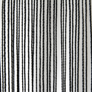 Wentex String Curtain Black, 220 gram/m² - kurtyna czarna (300 x 600 cm)