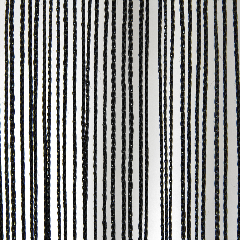 Wentex String Curtain Black, 220 gram/m² - kurtyna czarna (300 x 600 cm)