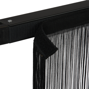 Wentex String Curtain Black, 220 gram/m² - kurtyna czarna (300 x 600 cm)
