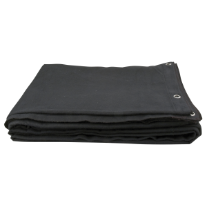Showgear Backdrop Stagemolton 320 g/m² - zasłona czarna, oczkowana (300 x 350 cm)