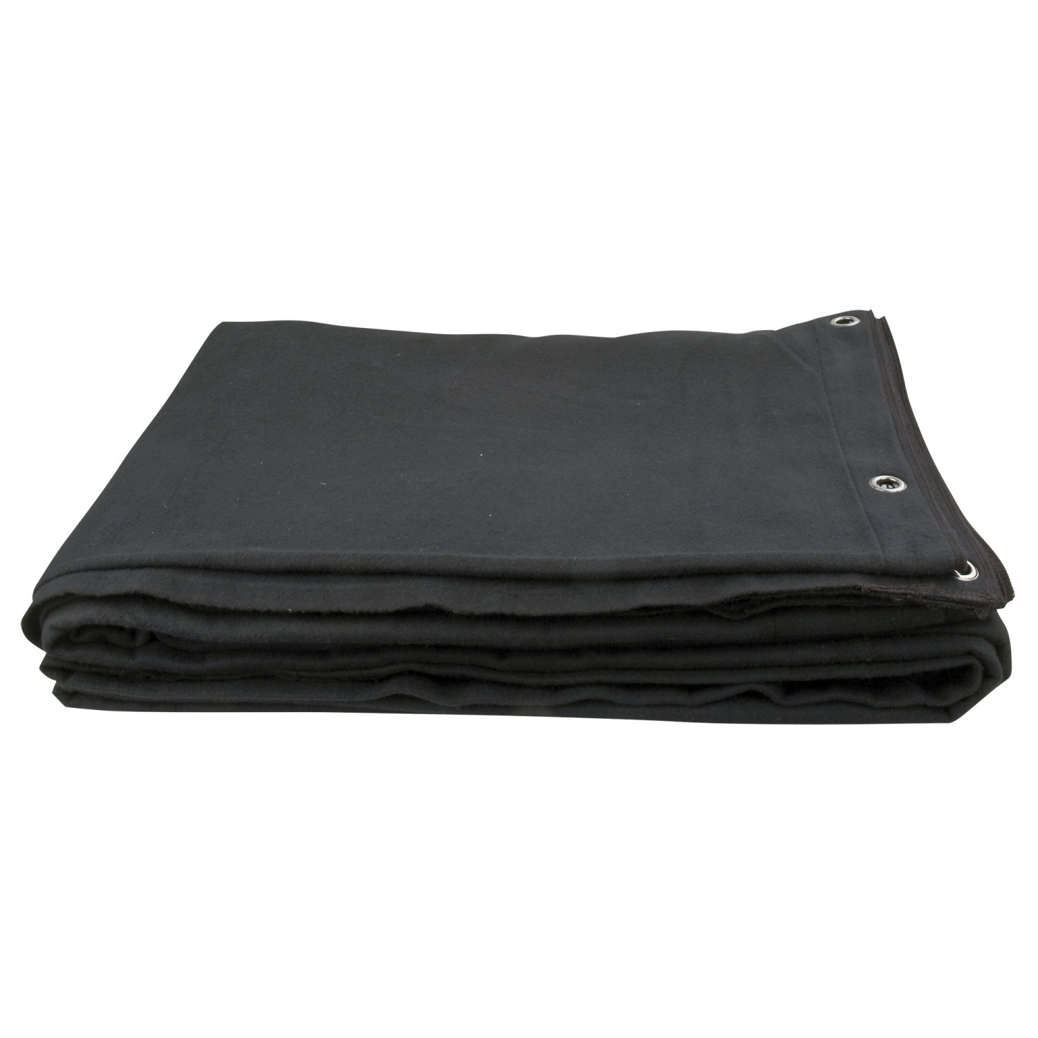 Showgear Backdrop Stagemolton 320 g/m² - zasłona czarna, oczkowana (300 x 350 cm)