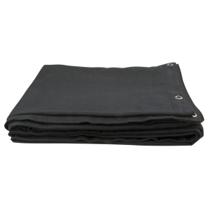 Showgear Backdrop Stagemolton 320 g/m² - zasłona czarna, oczkowana (300 x 450 cm)