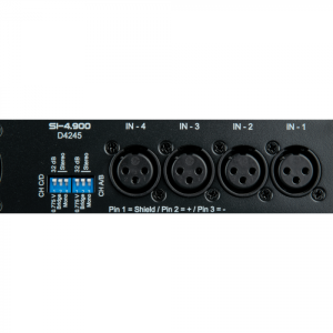 DAP SI-4.900 - Wzmacniacz instalacyjny 4x 900 W