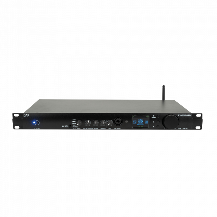 DAP PA-5500TU - Radio internetowe 1U ze wzmacniaczem 460 W