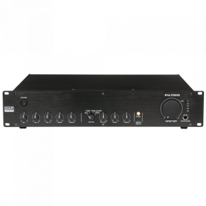 DAP PA-7120 - 4-kanałowy wzmacniacz miksujący 120 W 100 V