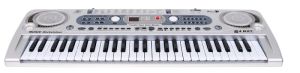 Keyboard Organy dla dzieci z mikrofonem MQ-824USB + statyw + słuchawki + 2 książeczki