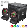 Flash MH-WASH LED 3615 +AUV SET2 - zestaw 2 głowic + Case (F7100766)