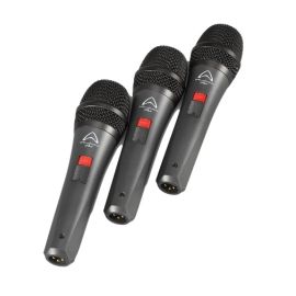 WHARFEDALE DM-5.0S 3-PACK 3x Mikrofon dynamiczny z wyłącznikiem - zestaw