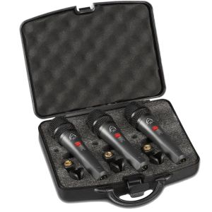 WHARFEDALE DM-5.0S 3-PACK 3x Mikrofon dynamiczny z wyłącznikiem - zestaw