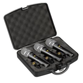 WHARFEDALE DM-57 3-PACK 3 x Mikrofon dynamiczny z wyłącznikiem - zestaw