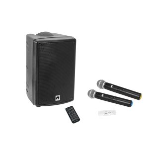 OMNITRONIC Set WAMS-08BT MK2 - Bezprzewodowy system PA + zestaw mikrofonów  USB UWM-2HH