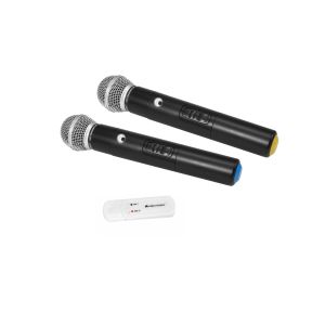 OMNITRONIC Set WAMS-08BT MK2 - Bezprzewodowy system PA + zestaw mikrofonów  USB UWM-2HH