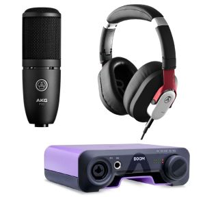 AKG P120 + Apogee BOOM + Austrian Audio Hi-X15 - zestaw studyjny