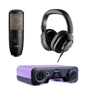 AKG P420 + Apogee BOOM + Austrian Audio Hi-X20 - zestaw studyjny