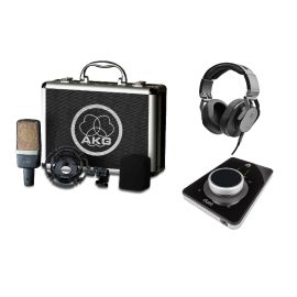 AKG C 214 + Apogee DUET 3 + Austrian Audio Hi-X55 - zestaw studyjny
