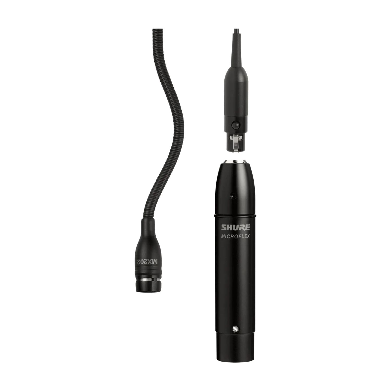 Shure MX202B/S - Miniaturowy mikrofon pojemnościowy, czarny, 10m kabel, przedwzmacniacz na przewodzie, ... Shure MX202B/S - Miniaturowy mikrofon pojemnościowy, czarny, 10m kabel, przedwzmacniacz na przewodzie, ...
