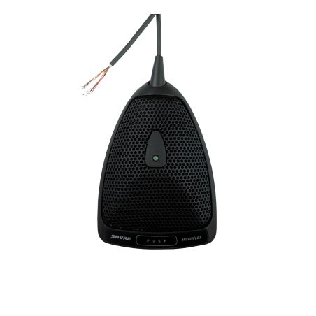 Shure MX392/S - Mikrofon powierzchniowy, wbudowany przedwzmacniacz, przycisk ze wskaźnikiem LED, kabel ...