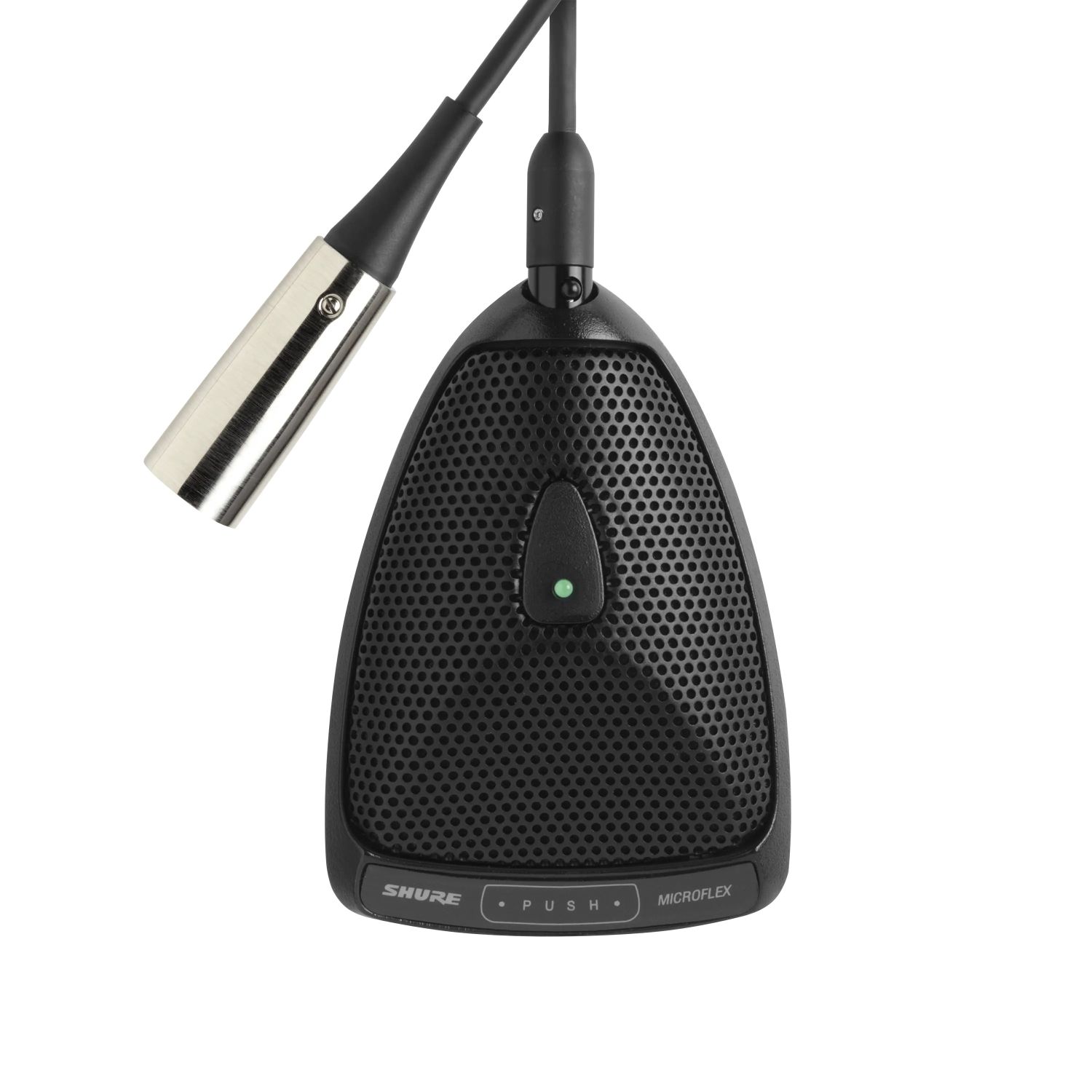 Shure MX393/S - Mikrofon powierzchniowy, wbudowany przedwzmacniacz, przycisk ze wskaźnikiem LED, odłącz... Shure MX393/S - Mikrofon powierzchniowy, wbudowany przedwzmacniacz, przycisk ze wskaźnikiem LED, odłącz...