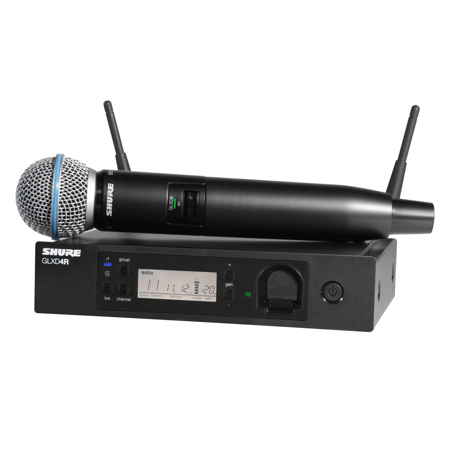 Shure gLXD 24RE/B58-Z2 - cyfrowy system bezprzewodowy z mikrofonem BETA58 Shure gLXD 24RE/B58-Z2 - cyfrowy system bezprzewodowy z mikrofonem BETA58