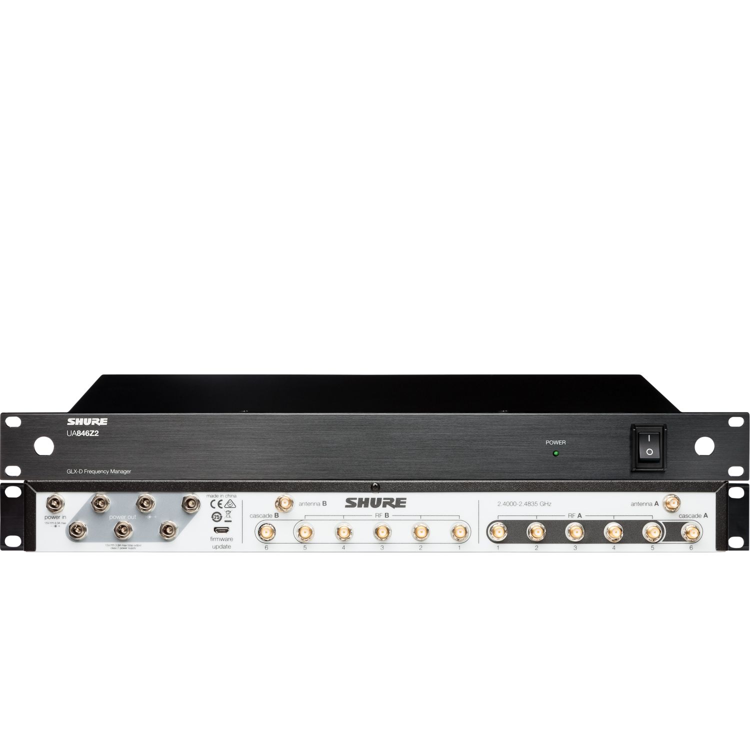 Shure UA 846Z2/LC-E - Menedżer częstotliwości GLXD Advanced, BEZ KABLI Shure UA 846Z2/LC-E - Menedżer częstotliwości GLXD Advanced, BEZ KABLI