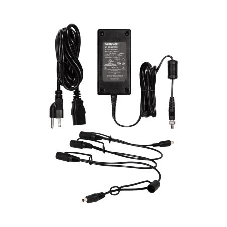 Shure PS 124-E - zasilacz PS45E z 4 kablami dystrybucji zasilania (bez zabezp.)
