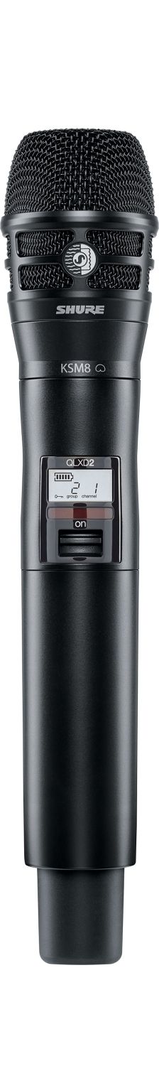 Shure QLXD2/K8B-H51 - nadajnik do ręki (534-598 MHz) Shure QLXD2/K8B-H51 - nadajnik do ręki (534-598 MHz)