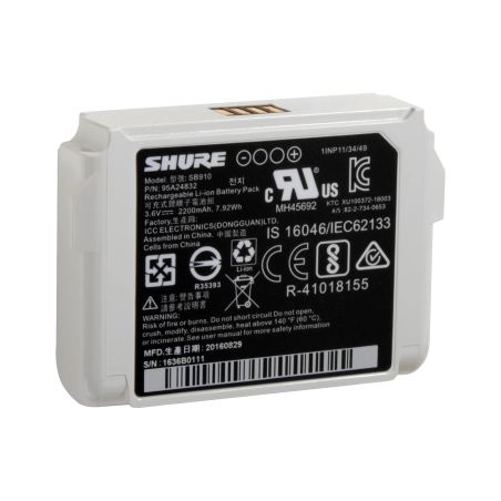 Shure SB910 - Akumulator Li-Ion dla nadajników ADX1