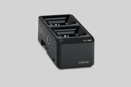 Shure SBC220-E - moduł do ładowania akumulatorów do P9RA, P10R, ULX-D Shure(z zasilaczem PS60 / dwa gn...