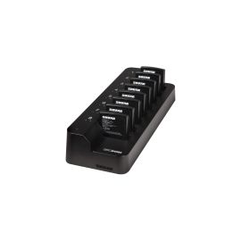 Shure SBC840M-E - sieciowa ładowarka dla 8 akumulatorów Li-Ion SB910M do nadajników ADX1M (z zasilaczem).