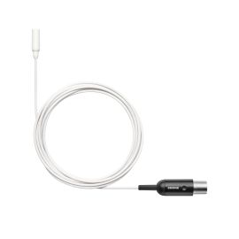 Shure TL48W/O-MTQG-A - Mikrofon przypinany, dookólny, do mowy, niska czułość, kabel 1,6 mm ze złączem M...