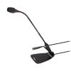 Shure CVG12DRS-B/C - Mikrofon, gęsia szyjka 30cm, zintegrowana podstawa, przycisk z LED, pierścień świe...