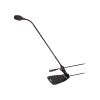 Shure CVG18DRS-B/C - Mikrofon, gęsia szyjka 45cm, zintegrowana podstawa, przycisk z LED, pierścień świe...