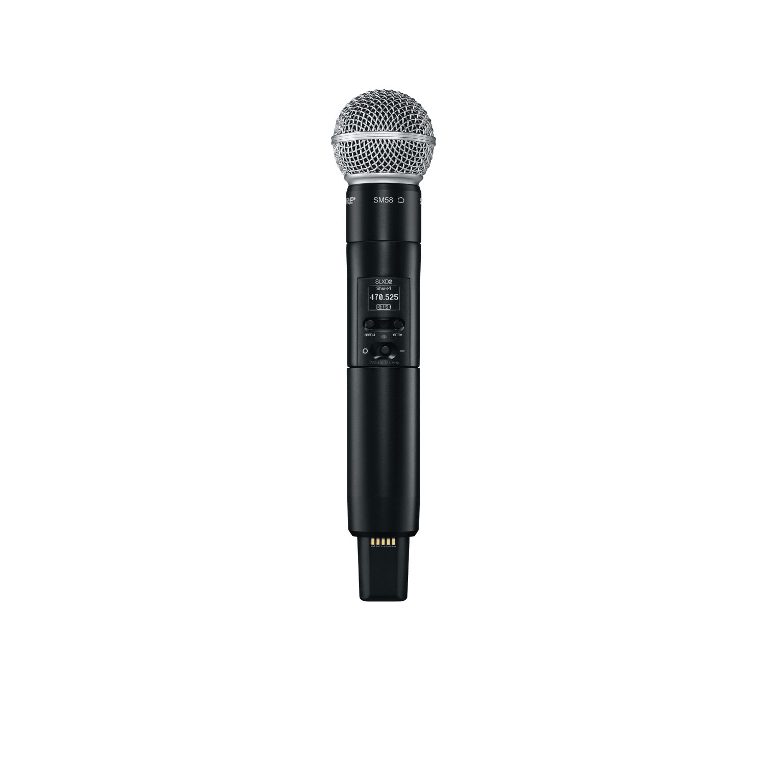 Shure SLXD2/SM58-H56 - Nadajnik ""do ręki"" z mikrofonem SM58 (518-562 MHz) Shure SLXD2/SM58-H56 - Nadajnik ""do ręki"" z mikrofonem SM58 (518-562 MHz)
