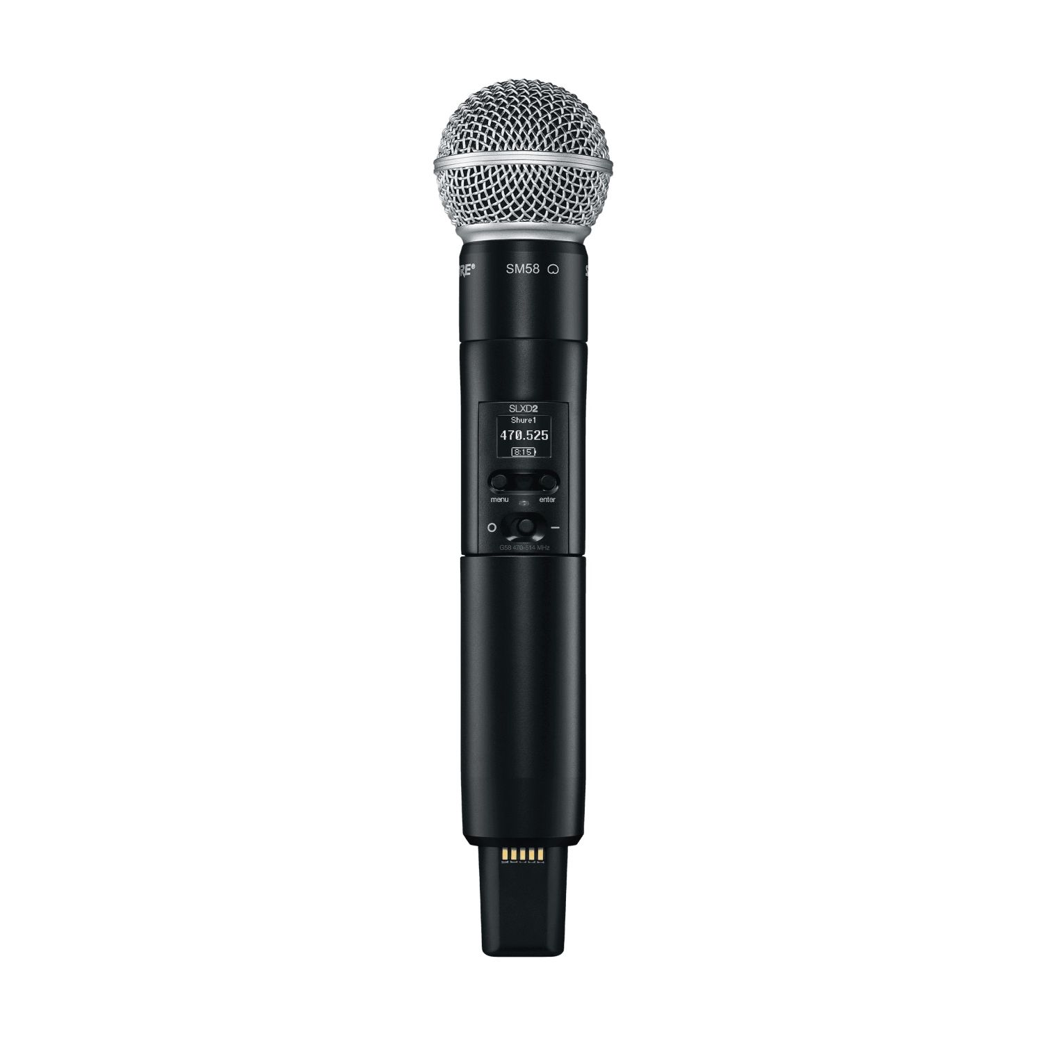 Shure SLXD2/SM58-J53 - Nadajnik ""do ręki"" z mikrofonem SM58 (562-606 MHz) Shure SLXD2/SM58-J53 - Nadajnik ""do ręki"" z mikrofonem SM58 (562-606 MHz)