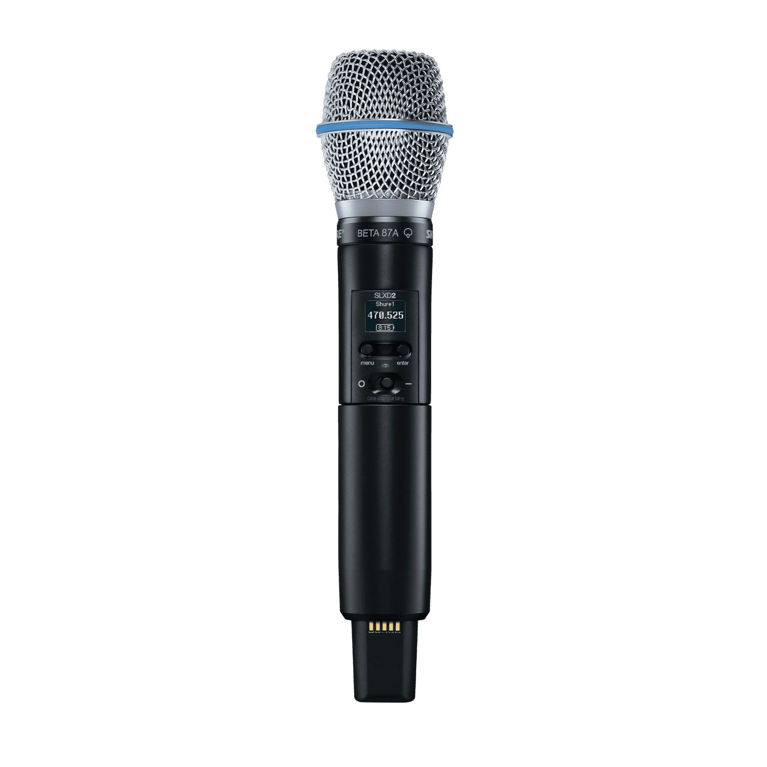 Shure SLXD2/B87A-J53 - Nadajnik ""do ręki"" z mikrofonem Beta 87A (562-606 MHz) Shure SLXD2/B87A-J53 - Nadajnik ""do ręki"" z mikrofonem Beta 87A (562-606 MHz)