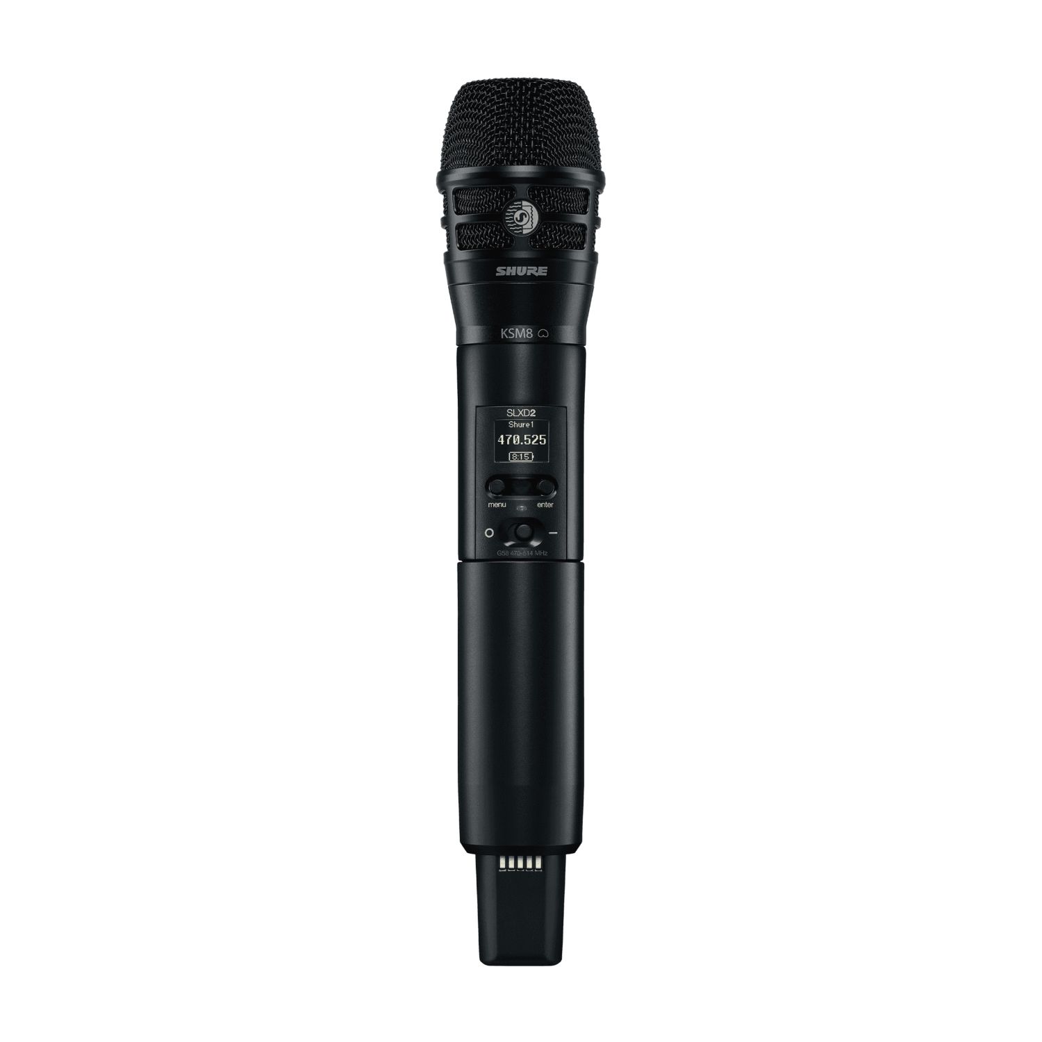 Shure SLXD2/K8B-J53 - Nadajnik ""do ręki"" z mikrofonem KSM8B (562-606 MHz) Shure SLXD2/K8B-J53 - Nadajnik ""do ręki"" z mikrofonem KSM8B (562-606 MHz)