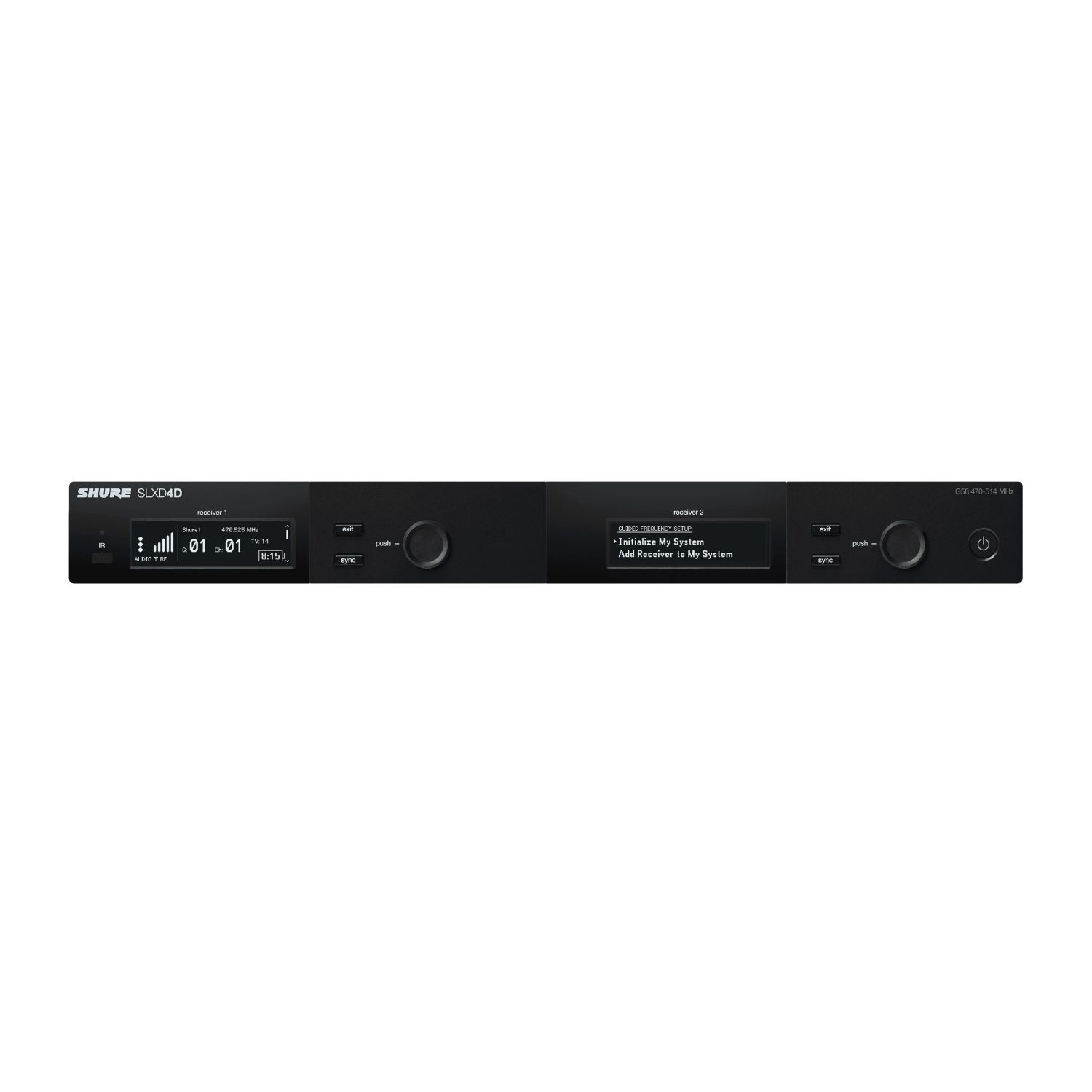 Shure SLXD4DE-J53 - Odbiornik podwójny cyfrowy (562-606 MHz) Shure SLXD4DE-J53 - Odbiornik podwójny cyfrowy (562-606 MHz)