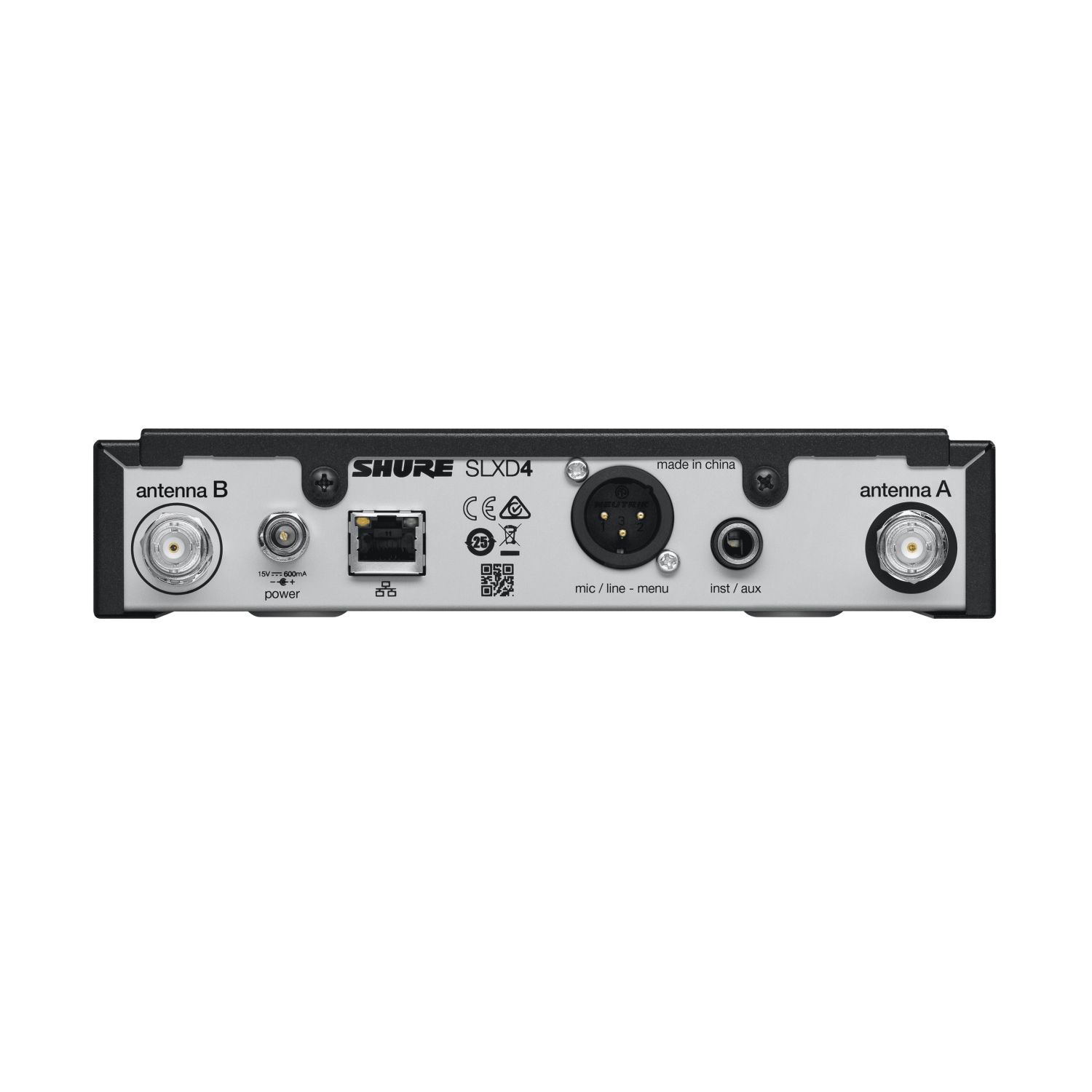 Shure SLXD4E-J53 - Odbiornik pojedynczy cyfrowy (562-606 MHz) Shure SLXD4E-J53 - Odbiornik pojedynczy cyfrowy (562-606 MHz)